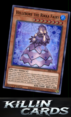 1st Edition Hellebore the Rikka Fairy SESL-EN020 YuGiOh Super Rare Secret Slayer