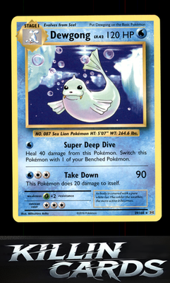 Dewgong 29/108 Pokemon Rare XY - Evolutions Card NM