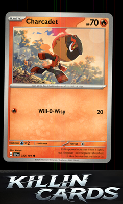 Charcadet - 032/191 032/191 Pokemon Common SV08: Surging Sparks Card NM