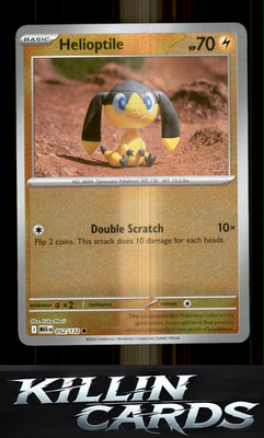 Reverse Holofoil Helioptile - 052/132 052/132 Pokemon Common ME01: Mega Evolutio