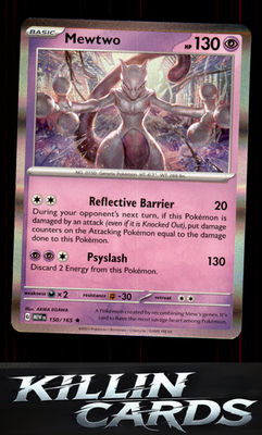 Mewtwo 150/165 Pokemon Rare SV: Scarlet & Violet 151 Card NM