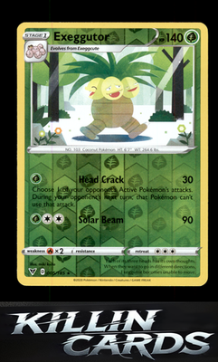 Exeggutor 005/185 Pokemon Rare SWSH04: Vivid Voltage Card NM