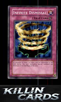 1st Edition Infinite Dismissal PSV-072 YuGiOh Common Pharaoh's Servant Card NM