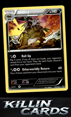 Shiftry 73/122 Pokemon Rare XY - BREAKpoint Card LP