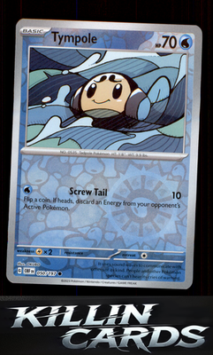 Reverse Holofoil Tympole 050/197 Pokemon Common SV03: Obsidian Flames Card NM