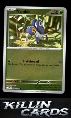 Reverse Holofoil Nymble - 009/094 009/094 Pokemon Common ME02: Phantasmal Flames