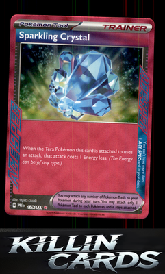 Sparkling Crystal 129/131 Pokemon ACE SPEC Rare SV: Prismatic Evolutions Card NM