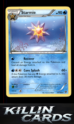 Starmie 34/146 Pokemon Rare XY Base Set Card NM