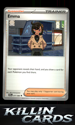 Emma - 077/086 077/086 Pokemon Uncommon ME04: Chaos Rising Card NM