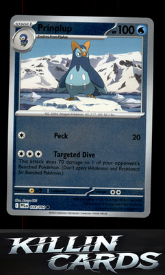 Reverse Holofoil Prinplup 028/094 Pokemon Common ME02: Phantasmal Flames Card NM