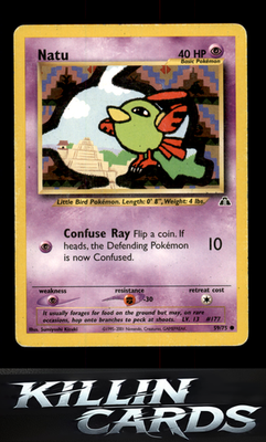 Natu 59/75 Pokemon Common Neo Discovery Card LP
