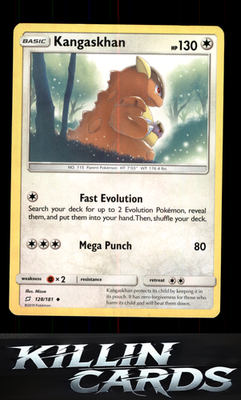 Kangaskhan 128/181 Pokemon Uncommon SM - Team Up Card NM