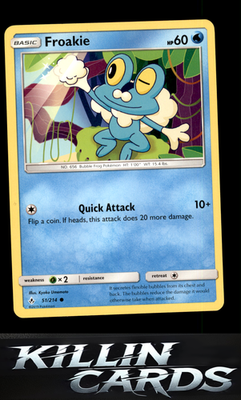 Froakie 51/214 Pokemon Common SM - Unbroken Bonds Card NM