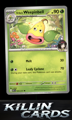 Erika's Weepinbell 005/217 Pokemon Uncommon ME: Ascended Heroes Card NM
