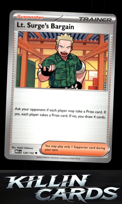 Lt. Surge's Bargain - 120/132 120/132 Pokemon Uncommon ME01: Mega Evolution Card