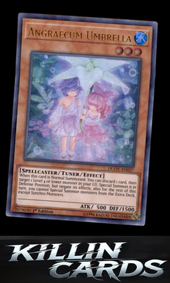 1st Edition Angraecum Umbrella DUOV-EN027 YuGiOh Ultra Rare Duel Overload Card N