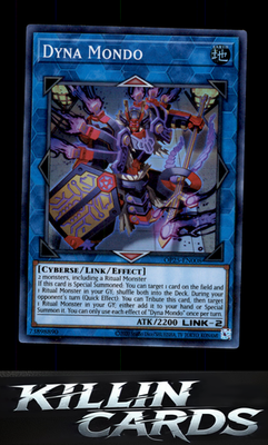 Dyna Mondo OP25-EN008 YuGiOh Super Rare OTS Tournament Pack 25 Card NM