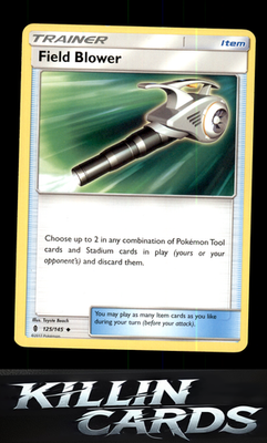 Field Blower 125/145 Pokemon Uncommon SM - Guardians Rising Card NM
