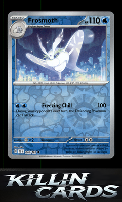 Reverse Holofoil Frosmoth 046/162 Pokemon Common SV05: Temporal Forces Card NM