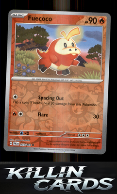 Reverse Holofoil Fuecoco - 035/193 035/193 Pokemon Common SV02: Paldea Evolved C