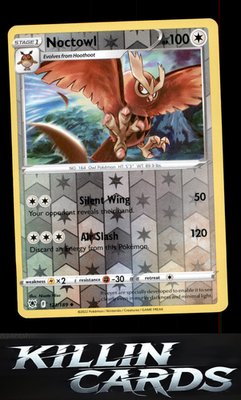 Reverse Holofoil Noctowl 121/189 Pokemon Uncommon SWSH10: Astral Radiance Card N