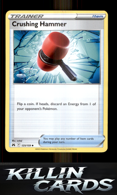 Crushing Hammer 125/159 Pokemon Uncommon SWSH: Crown Zenith Card NM