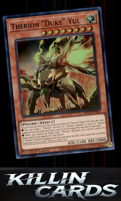 1st Edition Therion "Duke" Yul MP23-EN061 YuGiOh Super Rare 25th Anniversary Tin