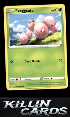 Exeggcute 004/185 Pokemon Common SWSH04: Vivid Voltage Card LP