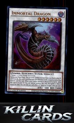 1st Edition Immortal Dragon MP23-EN085 YuGiOh Ultra Rare 25th Anniversary Tin: D
