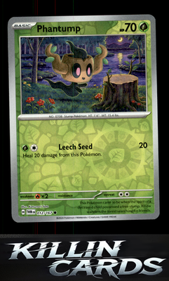 Reverse Holofoil Phantump 012/167 Pokemon Common SV06: Twilight Masquerade Card