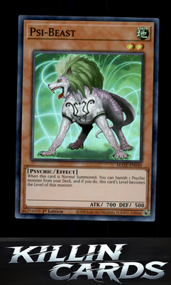 Psi-Beast MAZE-EN040 YuGiOh Super Rare Maze of Memories Card NM