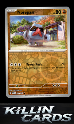 Reverse Holofoil Nosepass 101/167 Pokemon Common SV06: Twilight Masquerade Card