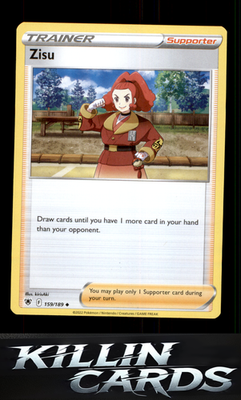 Zisu 159/189 Pokemon Uncommon SWSH10: Astral Radiance Card NM