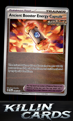 Reverse Holofoil Ancient Booster Energy Capsule 140/162 Pokemon Uncommon SV05: T