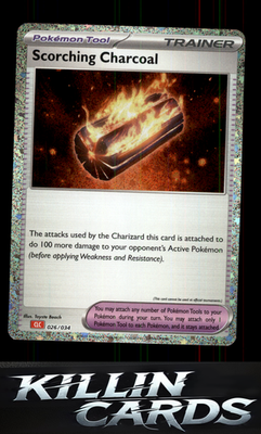 Scorching Charcoal 026/034 Pokemon Classic Collection Trading Card Game Classic