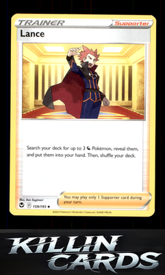 Lance 159/195 Pokemon Uncommon SWSH12: Silver Tempest Card NM
