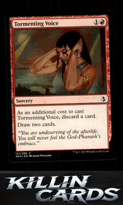 Tormenting Voice 151 Magic C Amonkhet Card NM