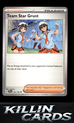 Team Star Grunt - 195/198 195/198 Pokemon Uncommon SV01: Scarlet & Violet Base S