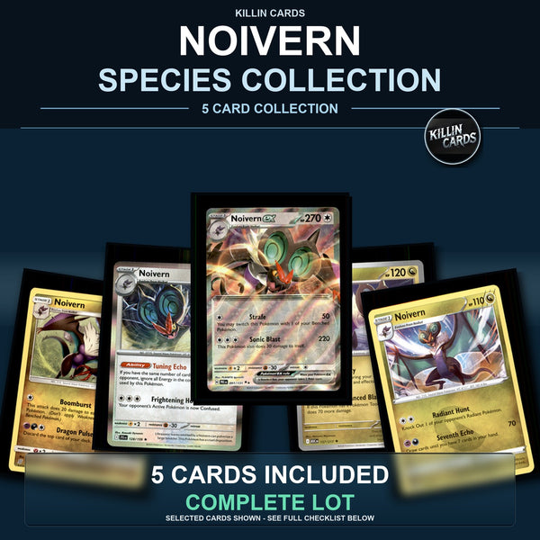 Pokemon TCG Noivern Species Collection 5 Different Cards