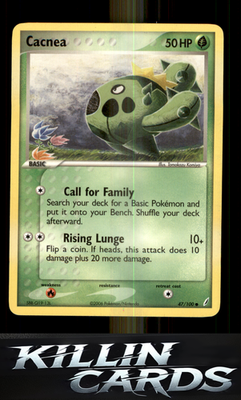 Cacnea 47/100 Pokemon Common EX Crystal Guardians Card NM