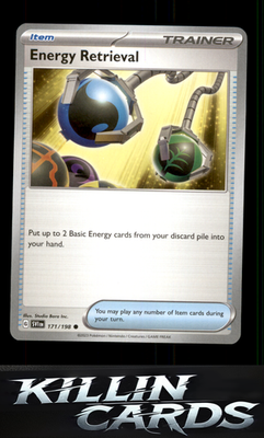 Energy Retrieval 171/198 Pokemon Common SV01: Scarlet & Violet Base Set Card NM