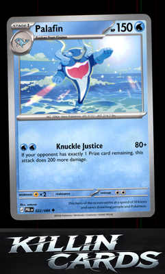 Palafin 022/084 Pokemon Uncommon ME05: Pitch Black Card NM