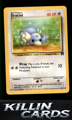 Dratini 53/82 Pokemon Common Team Rocket Card LP