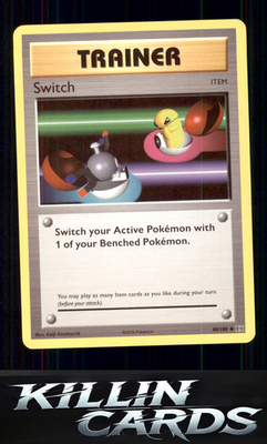 Switch 88/108 Pokemon Uncommon XY - Evolutions Card NM