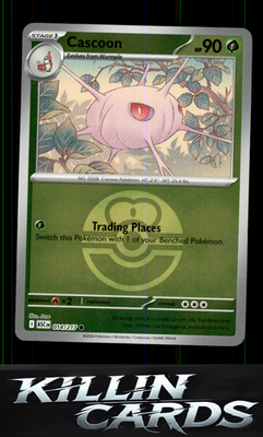 Reverse Holofoil Cascoon (Love Ball) 014/217 Pokemon Common ME: Ascended Heroes
