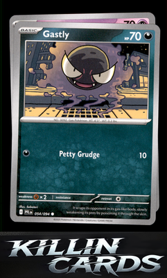 Gastly 054/094 Pokemon Common ME02: Phantasmal Flames Card NM