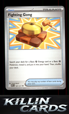 Fighting Gong 187/217 Pokemon Uncommon ME: Ascended Heroes Card NM