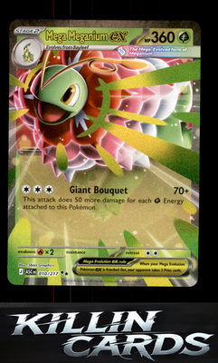 Mega Meganium ex - 010/217 010/217 Pokemon Double Rare ME: Ascended Heroes Card