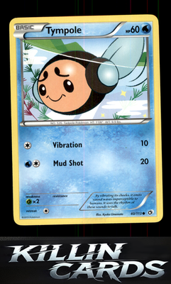 Tympole 40/113 Pokemon Common Legendary Treasures Card LP