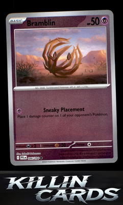 Reverse Holofoil Bramblin 046/094 Pokemon Common ME02: Phantasmal Flames Card NM